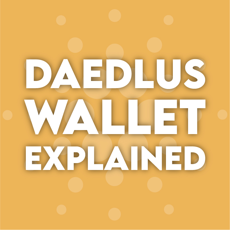 Daedalus wallet explained